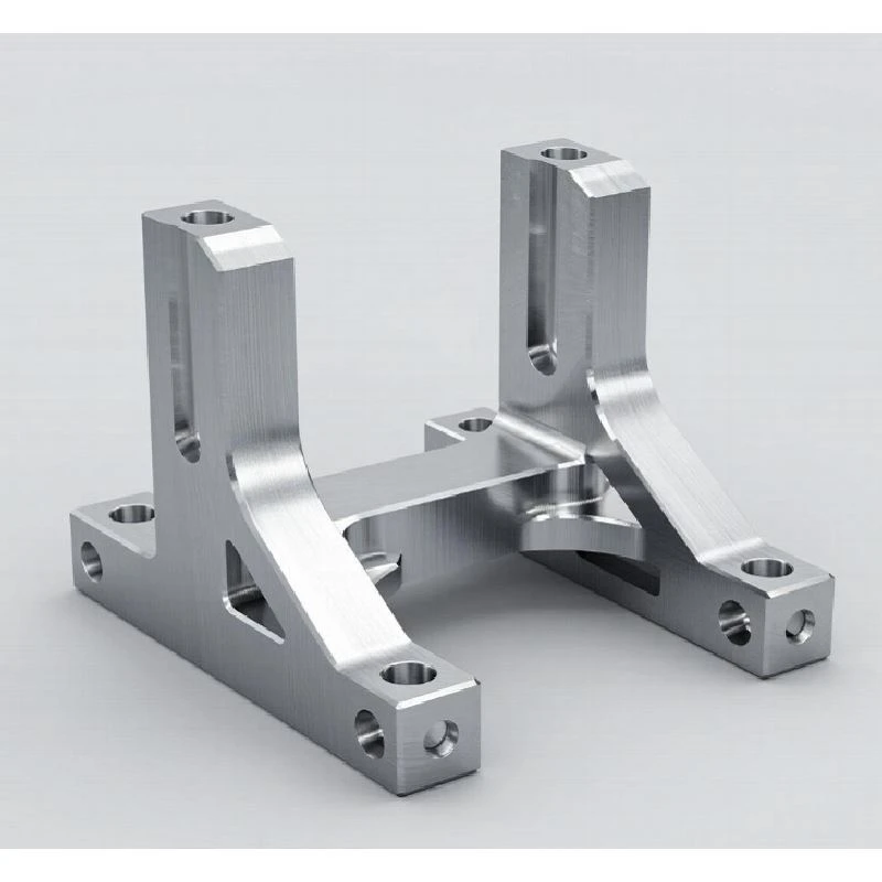 High Precision CNC Milled Structural Bracket